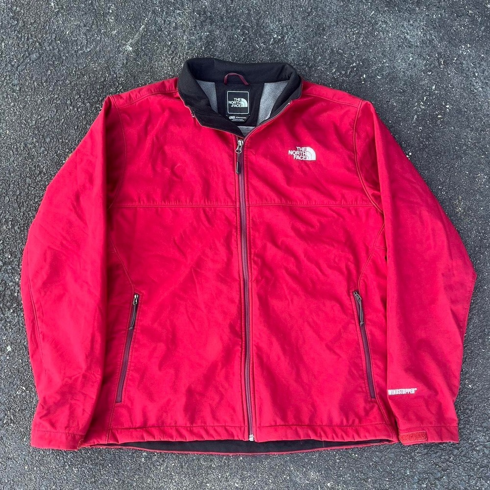 The North Face Mens Cap Rock Textured Zip Up windbreaker Jacket XL